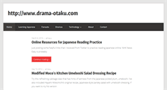 Desktop Screenshot of drama-otaku.com